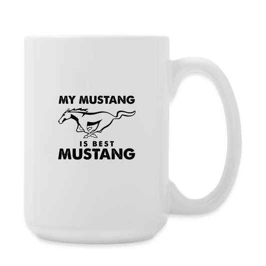 Mustang Coffee/Tea Mug 15 oz - white